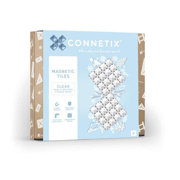 Lot de 2 plaques de base transparentes - CONNETIX